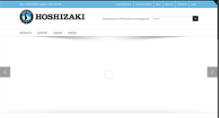 Desktop Screenshot of hoshizakiamerica.com